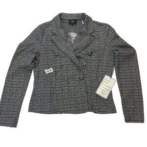 haze blazer new with tag black/ white   large